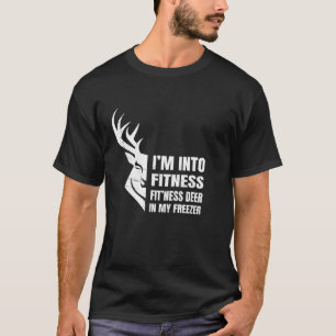 Vintag in Fitness Hirsche in meinem Gefrierschrank T-Shirt