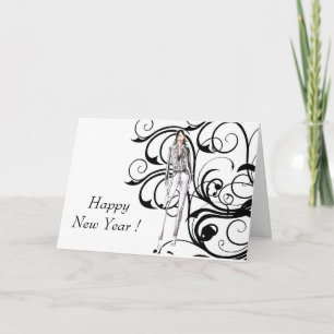 Vintag in stilvoller Karte