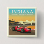 Vintag Indiana Button (Vorderseite)