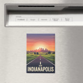 Vintag Indiana Indianapolis Magnet (In Situ (Geschirrspüler))
