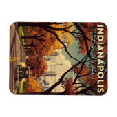 Vintag Indiana Indianapolis Magnet (Horizontal)