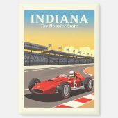 Vintag Indiana Magnet (Vorderseite)
