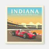 Vintag Indiana Magnet (Vorne)