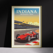 Vintag Indiana Poster