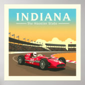 Vintag Indiana Poster (Vorne)