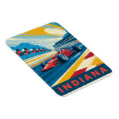 Vintag Indiana Racing Magnet (Rechte Seite)