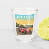 Vintag Indiana Schnapsglas (Vorderseite)