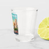 Vintag Indianapolis Indiana Schnapsglas (Rechts)