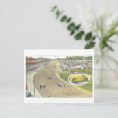 Vintag Indy 500, Indianapolis Motor Speedway Postkarte (Stehend Vorderseite)