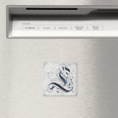 Vintag Initial L Magnet (In Situ (Geschirrspüler))