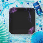 Vintag inspiriert 9"-quadratische Papierplatte Pappteller (Party)