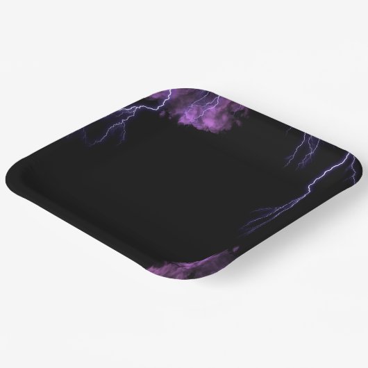 Vintag inspiriert 9"-quadratische Papierplatte Pappteller (Gewinkelt)