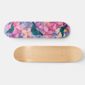 Vintag Inspiriert Blume- und Schmetterlingsdesign Skateboard (Horizontal)