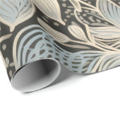 Vintag Inspiriert Blumenfusion Geschenkpapier (Rolleneckpunkt)