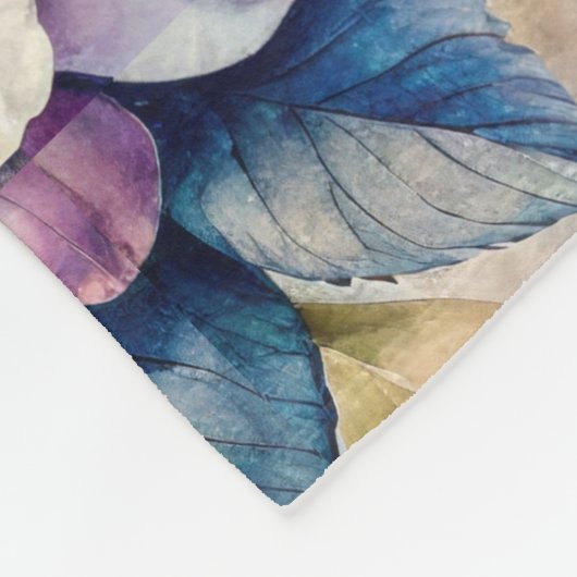 Vintag Inspiriert Blumenmuster Fleecedecke (Ecke)