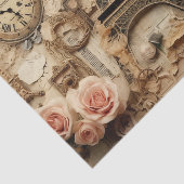 Vintag Inspiriert Blumenzapier Seidenpapier (Ausschnitt)