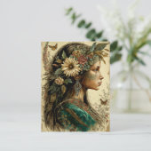 Vintag Inspiriert Bohemische Postkarte (Stehend Vorderseite)