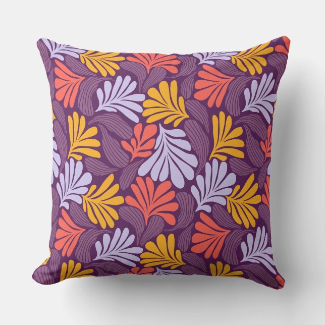 Vintag Inspiriert Botanischer Akzent Kissen (Vorderseite)