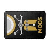 Vintag Inspiriert britische Mod und Rockers Badematte (Vorderseite)