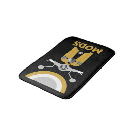 Vintag Inspiriert britische Mod und Rockers Badematte