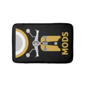 Vintag Inspiriert britische Mod und Rockers Badematte (Vorderseite)