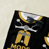 Vintag Inspiriert britische Mod und Rockers Strandtuch (Beispiel)