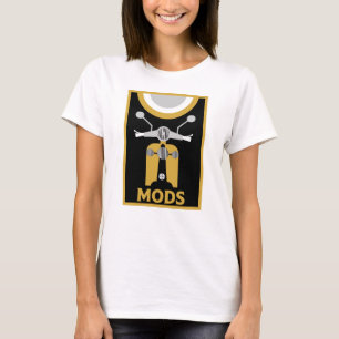 Vintag Inspiriert britische Mod und Rockers T-Shirt