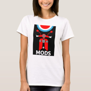 Vintag Inspiriert britische Mod und Rockers T-Shirt