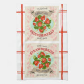 Vintag Inspiriert Erdbeere Geschirrtuch (Vertikal)