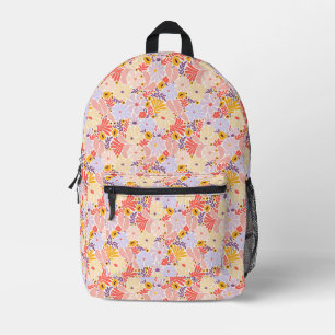Vintag Inspiriert floraler Rucksack in Rosa und Li