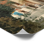 Vintag Inspiriert Florenz Poster (Ecke)