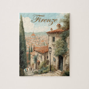 Vintag Inspiriert Florenz Puzzle