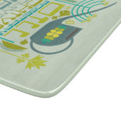 Vintag inspiriert, Gartenküche, Kochplatten. Schneidebrett (Ecke)