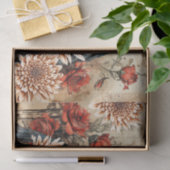 Vintag Inspiriert gotische Rote Rosen Raven Seidenpapier (Geschenk)