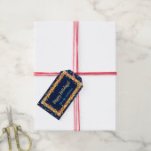 Vintag Inspiriert Happy Holidays String Lights Geschenkanhänger (Mit Garn)