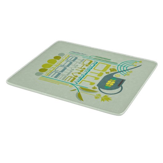 Vintag inspiriert, Küchengarten, Kräutergarten, Schneidebrett (Ecke)