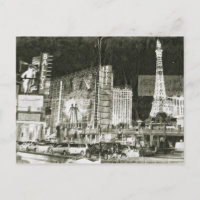 Vintag Inspiriert Las Vegas Postkarte
