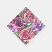 Vintag Inspiriert Lavendel Pink Violett Rose Serviette (Ecke)