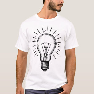 Vintag Inspiriert Leuchtende Idee Glühbirne T - Sh T-Shirt