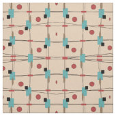 Vintag Inspiriert MidCentury Modernes Retro Stoff (Muster)