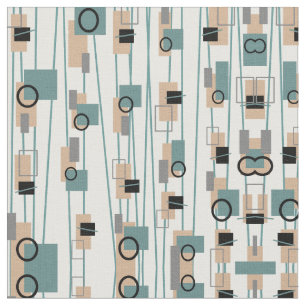 Vintag Inspiriert MidCentury Modernes Retro Stoff