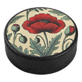 Vintag Inspiriert Muster für Rote Pfoten Eishockey Puck (3/4)