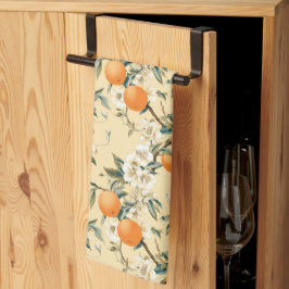 Vintag Inspiriert Orange Grove Floral Gemustert Geschirrtuch