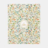 Vintag Inspiriert Paisley Leaf Muster (2) Fleecedecke (Vorderseite)