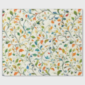 Vintag Inspiriert Paisley Leaf Muster (2) Geschenkpapier (Flach)
