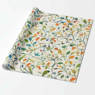Vintag Inspiriert Paisley Leaf Muster (2) Geschenkpapier