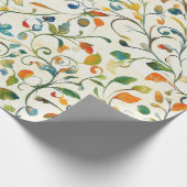 Vintag Inspiriert Paisley Leaf Muster (2) Geschenkpapier (Ecke)