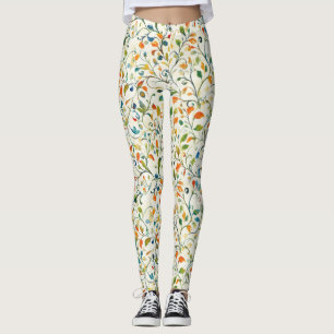 Vintag Inspiriert Paisley Leaf Muster (2) Leggings