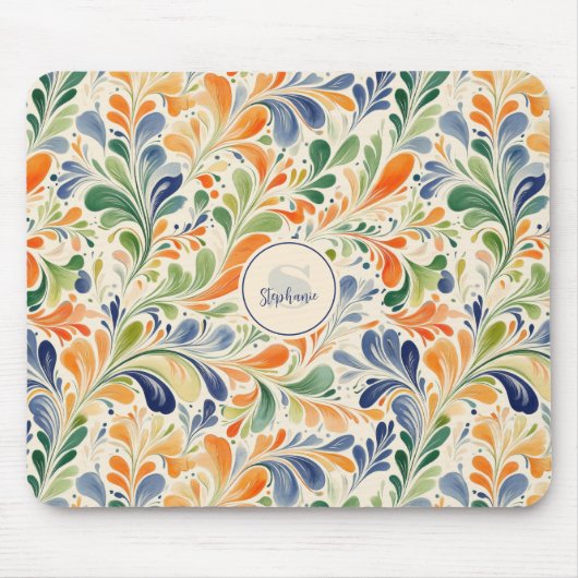 Vintag Inspiriert Paisley Leaf Muster (4) Mousepad (Vorne)