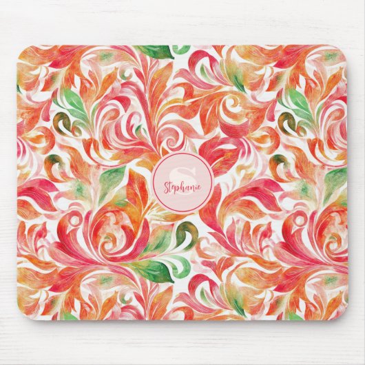 Vintag Inspiriert Paisley Leaf Muster (5) Mousepad (Vorne)